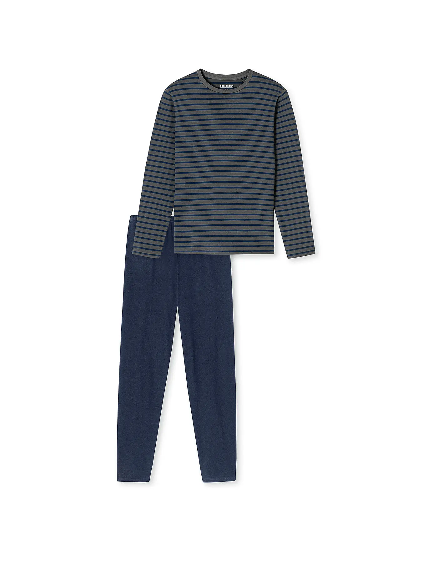 SCHIESSER | Pyjama anthrazit | 